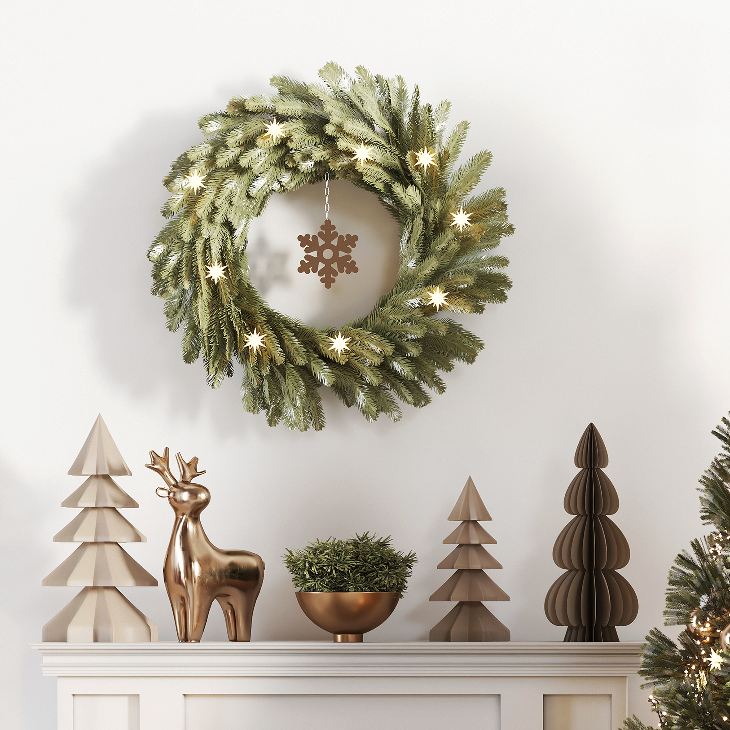 Christmas Tree and Decoration Set 011 3D model_3