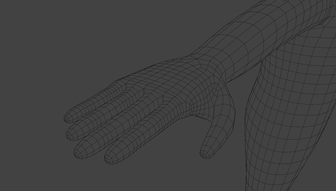 Stylized Big Head Character Free low-poly 3D model_24