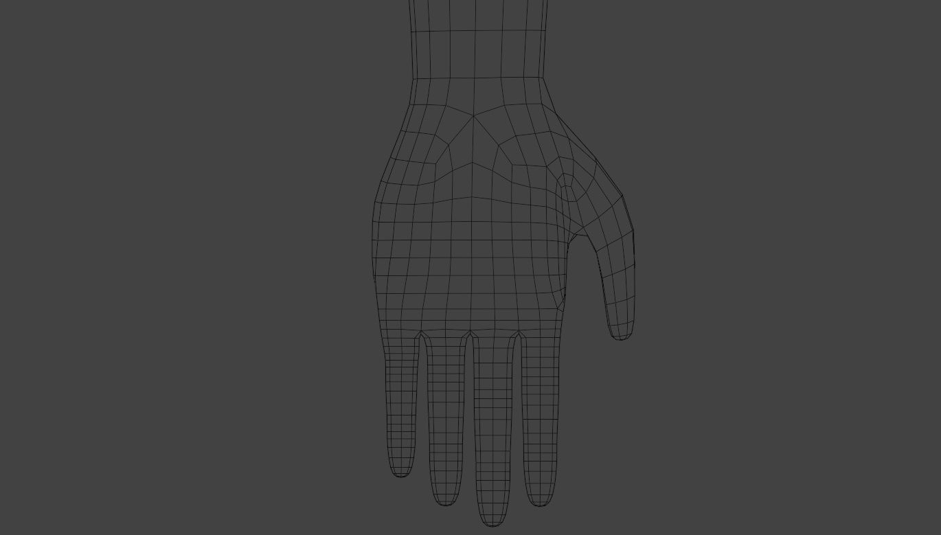 Stylized Big Head Character Free low-poly 3D model_23