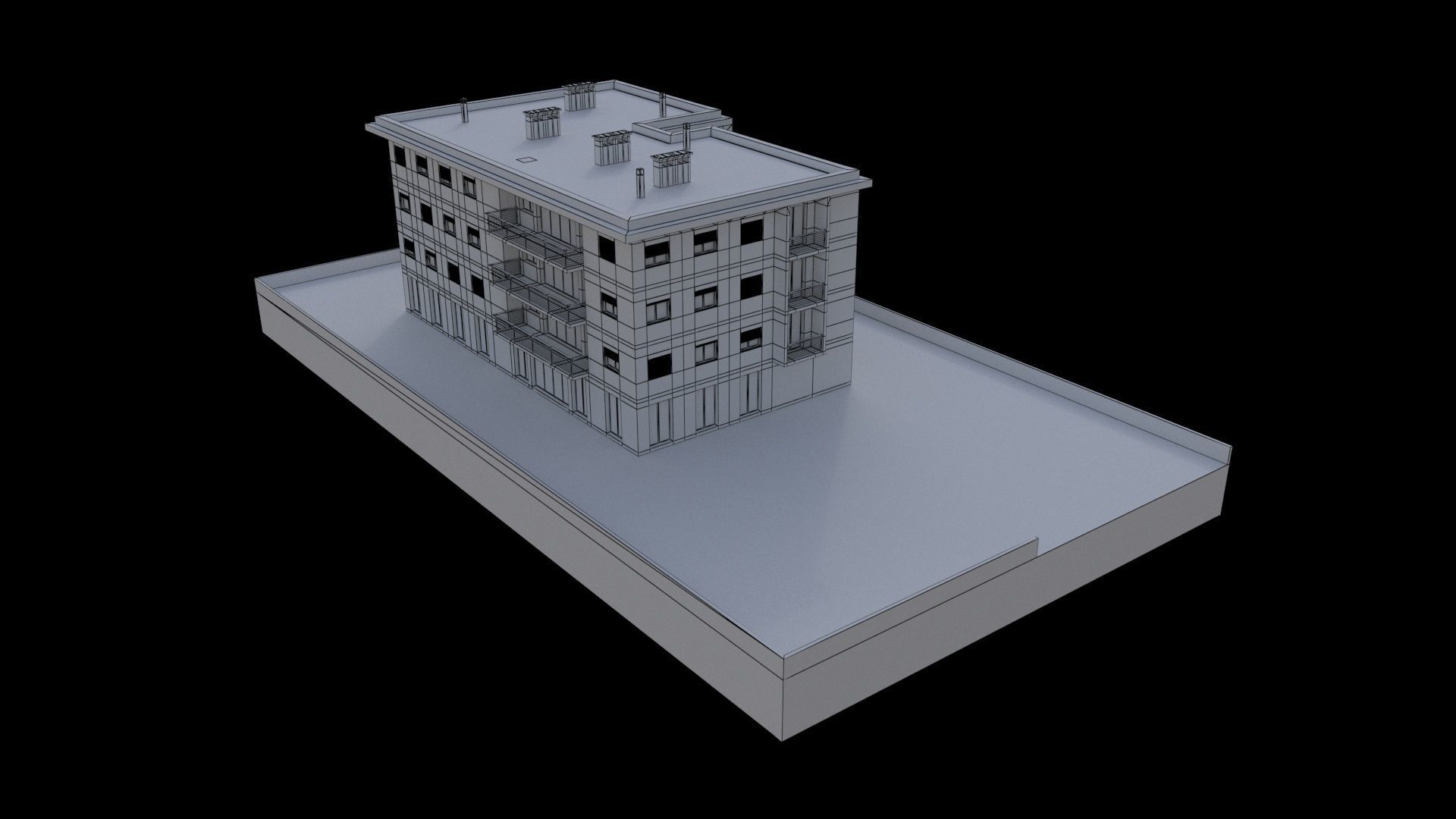 Buildingresidential1 3D model_5