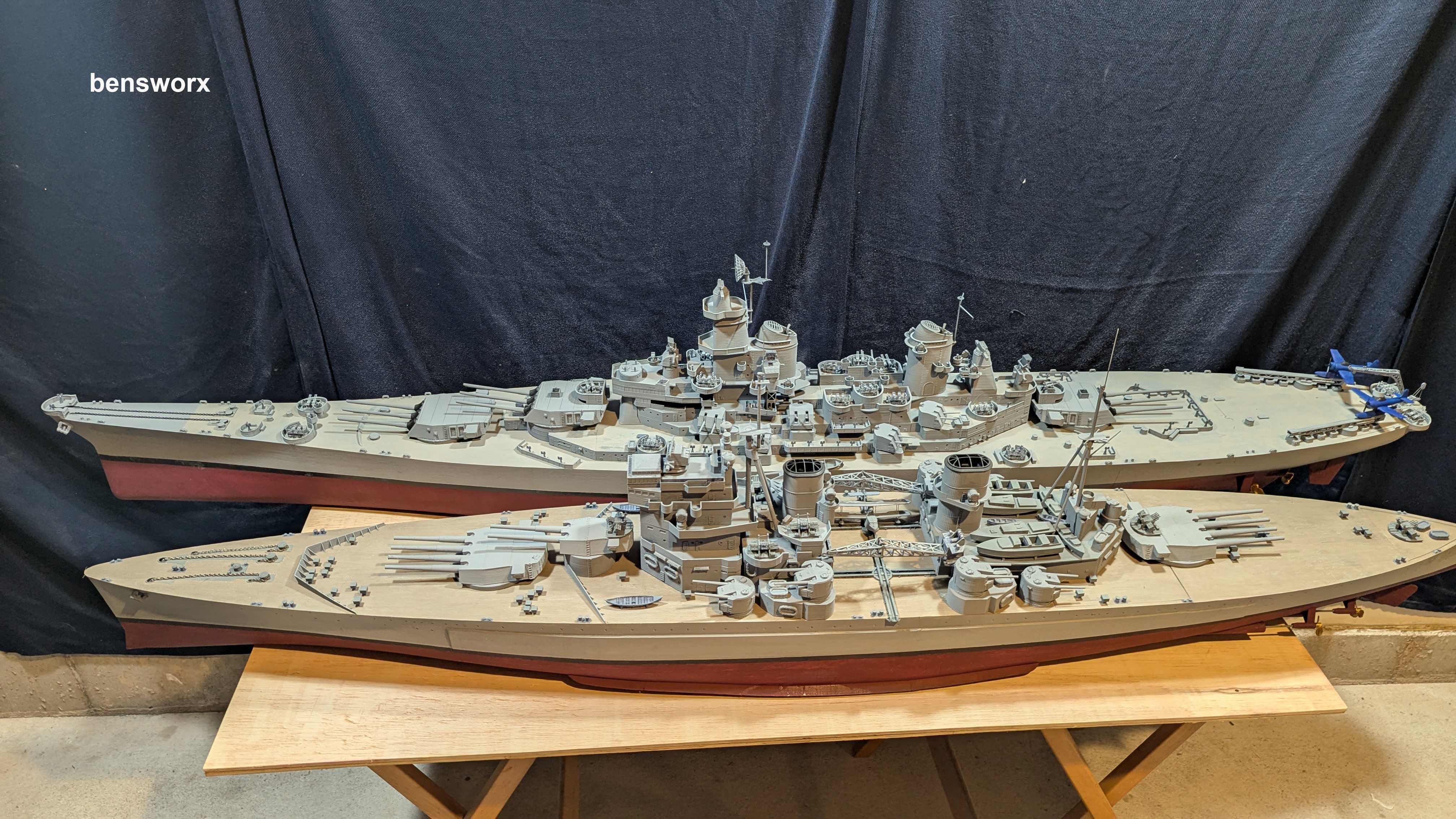 1 144 Iowa Class Battleship 3D print model_13