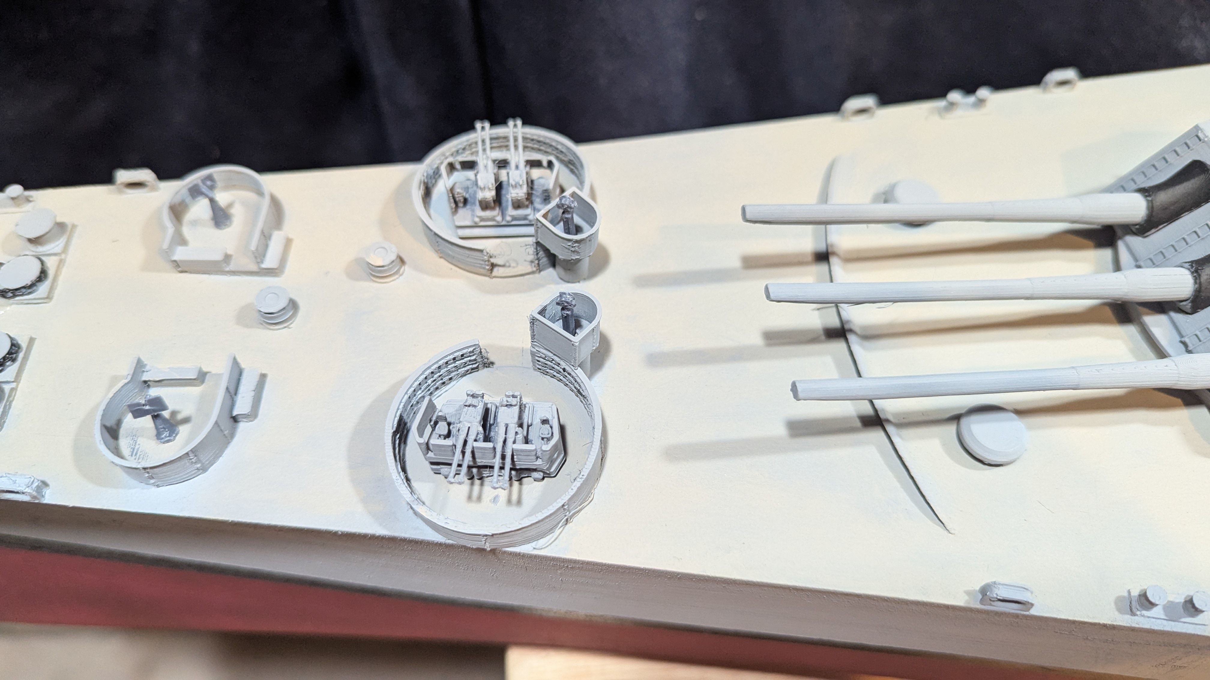 1 144 Iowa Class Battleship 3D print model_4