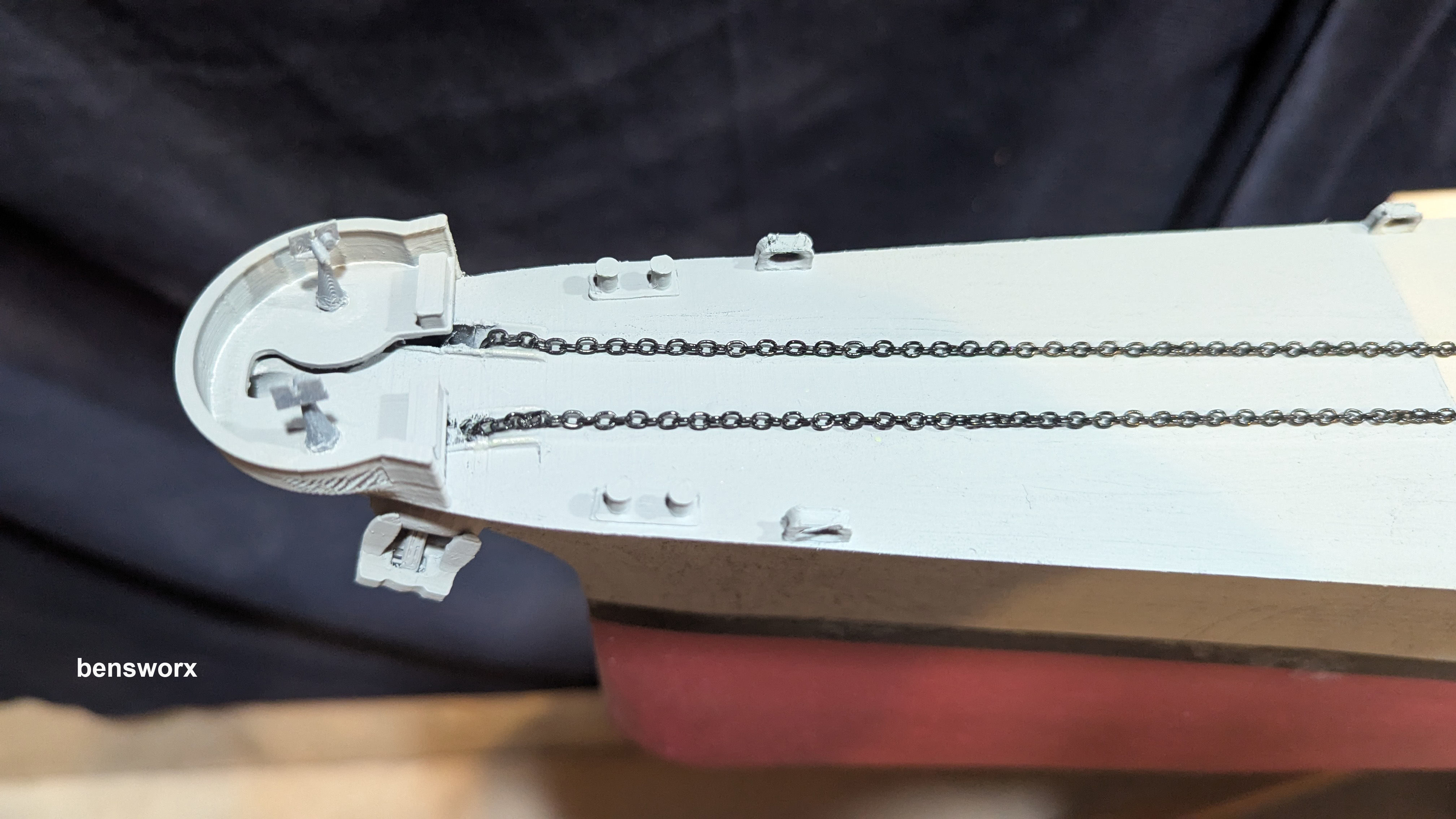 1 144 Iowa Class Battleship 3D print model_3