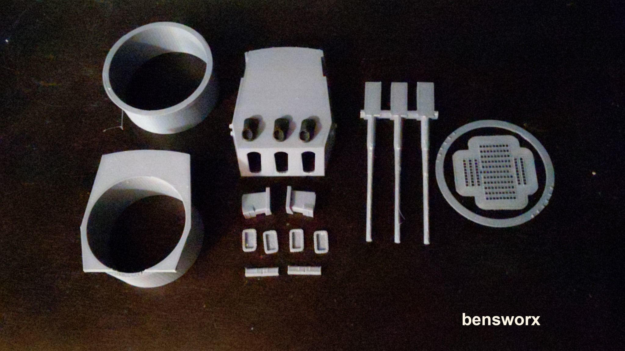 1 144 Iowa Class Battleship 3D print model_16