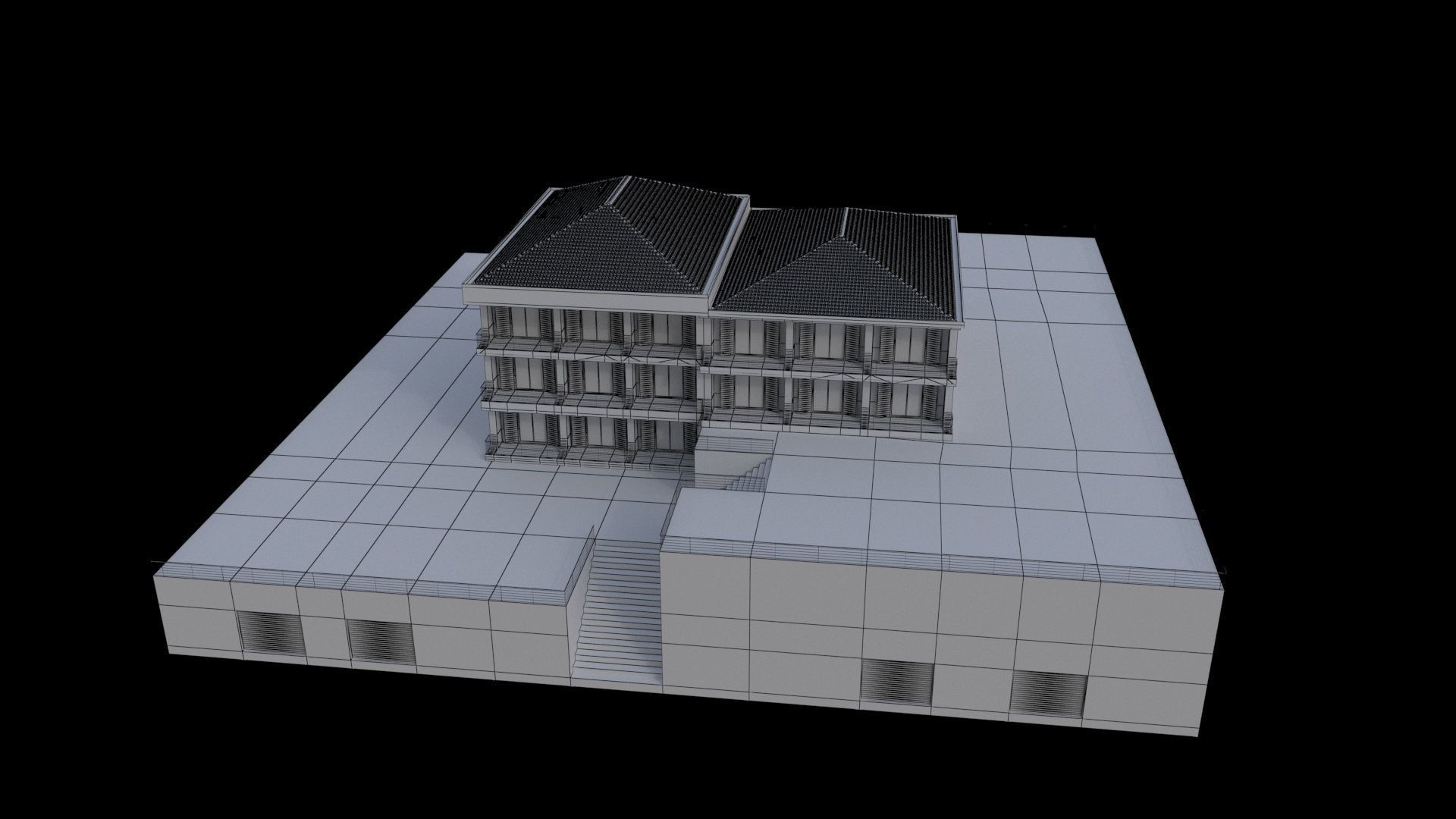 Buildingresidential3 3D model_7