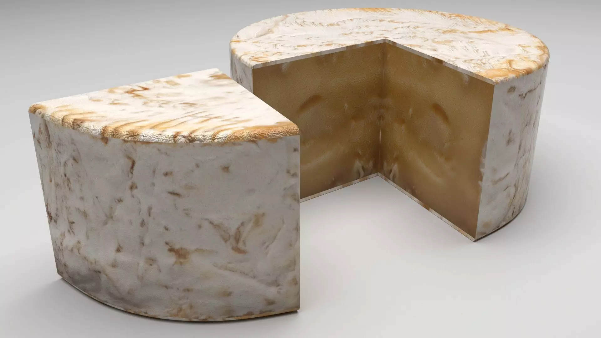 Camembert Cheese 3D model