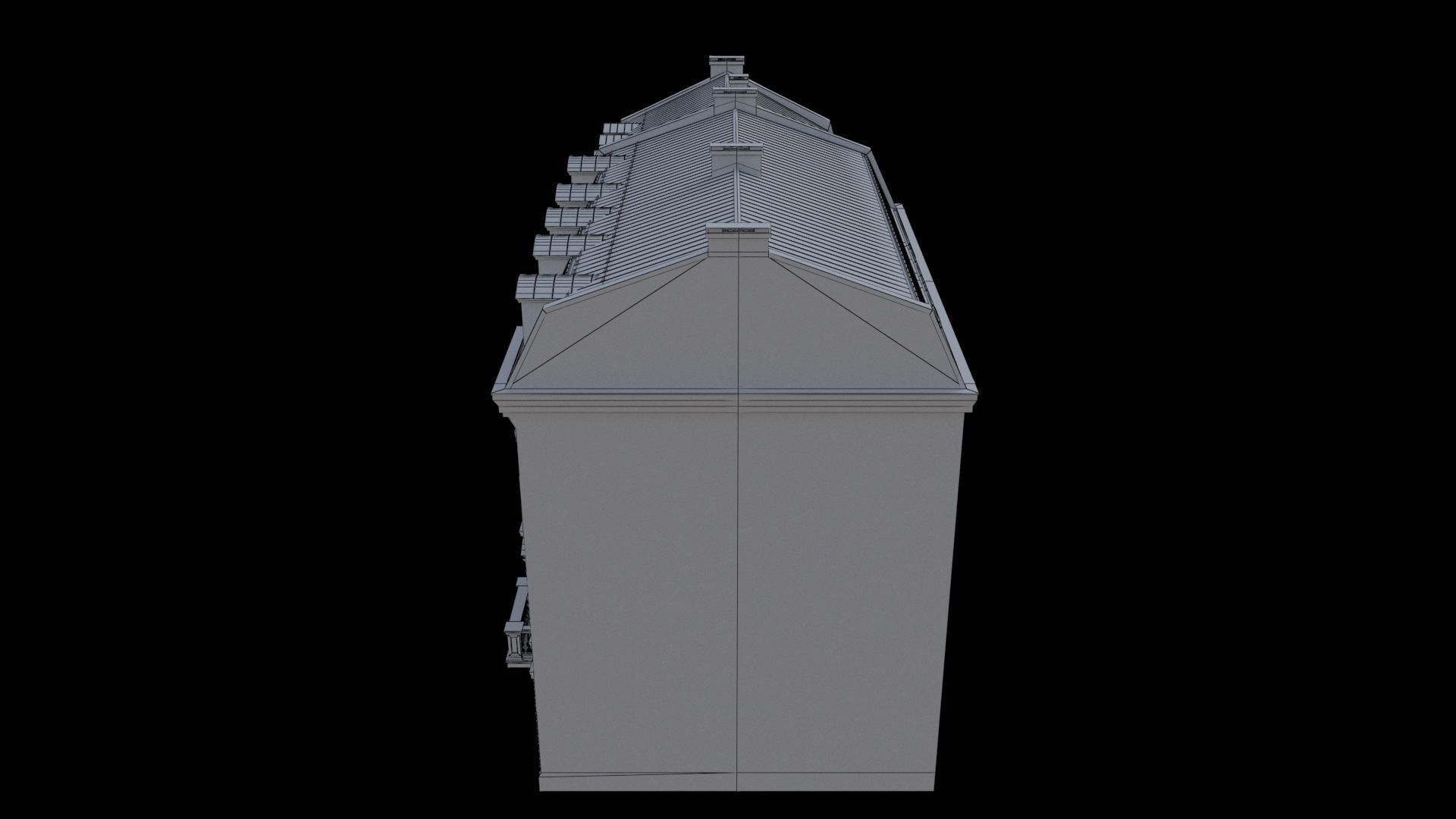 BuildingResidentialA 3D model_6