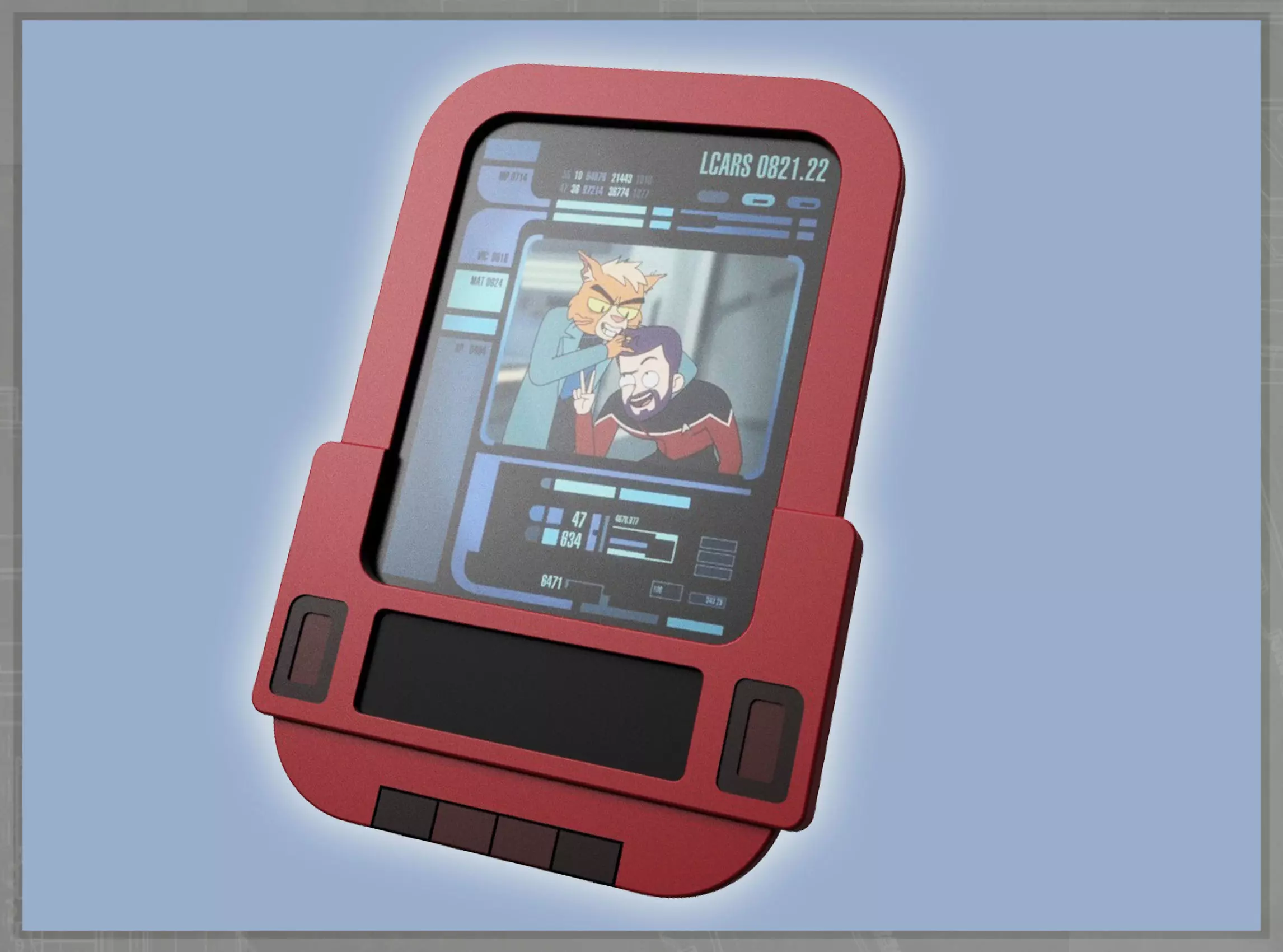 Alt Universe PADD Lower Decks 3D print model_0