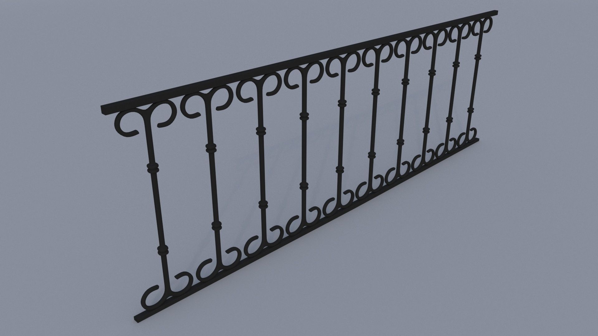 FancerailingWindowmetalB 3D model_3