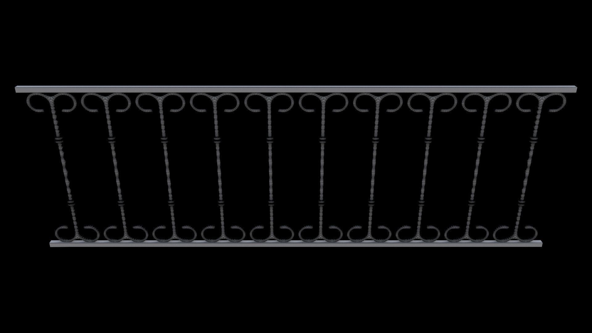 FancerailingWindowmetalB 3D model_6