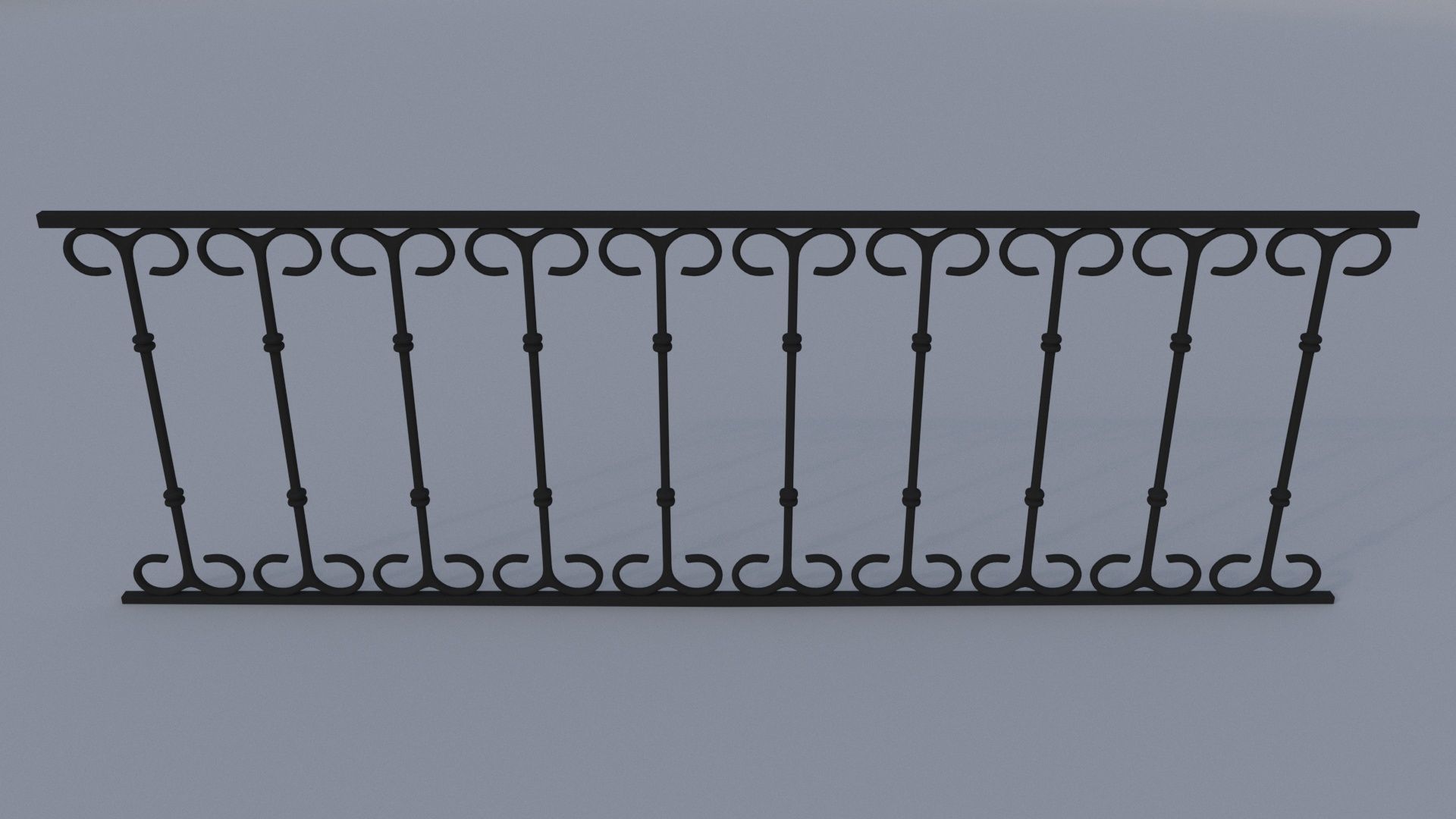 FancerailingWindowmetalB 3D model_4