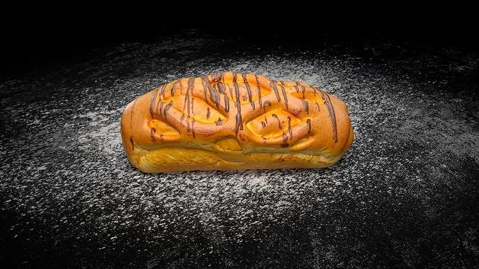 Tasty Chocolate Bun PBR Low-poly 3D model Low-poly 3D model 6