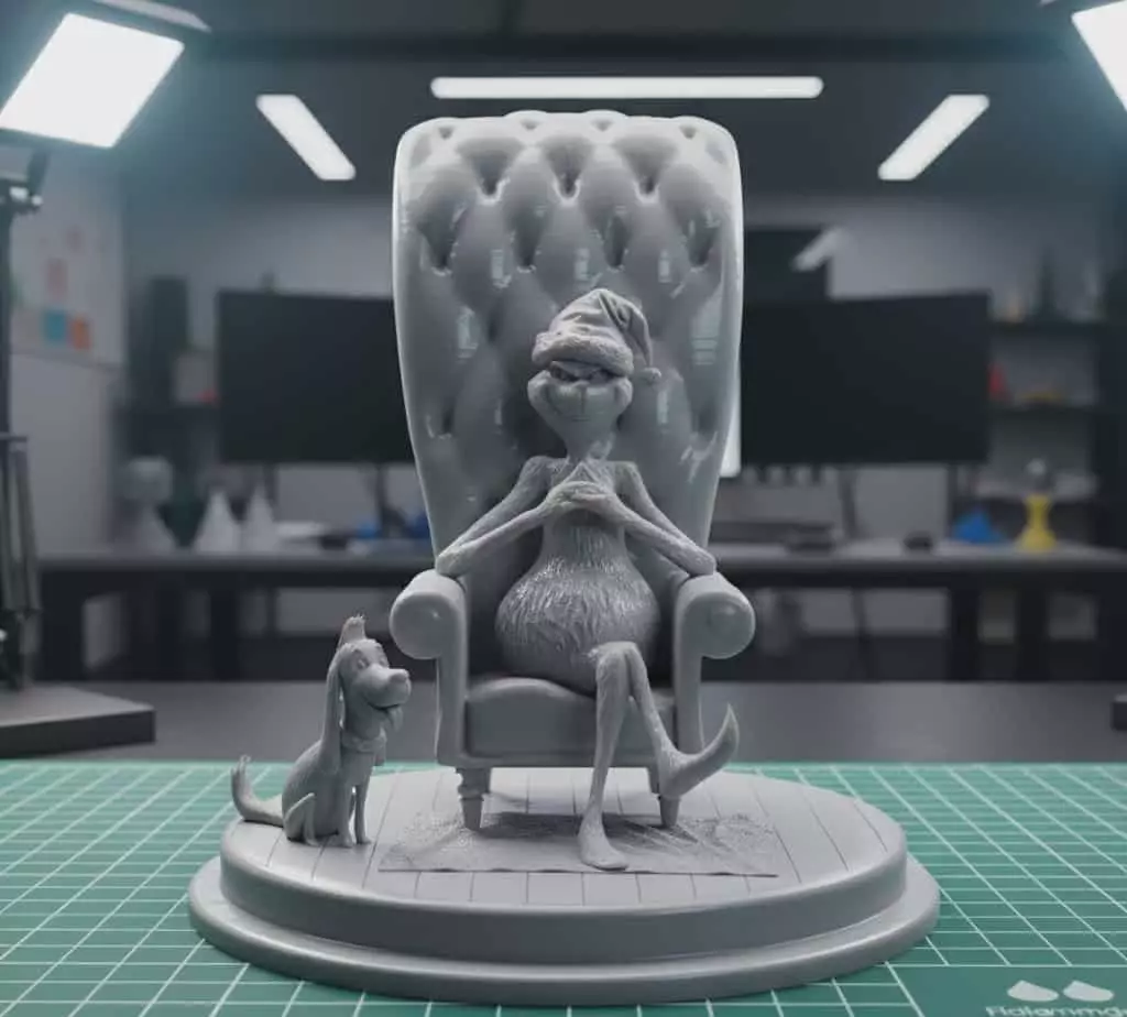 The Grinch 3D Diorama - Christmas Edition 3D print model_4