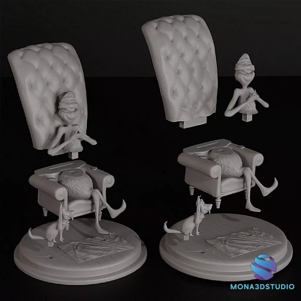 The Grinch 3D Diorama - Christmas Edition 3D print model_7