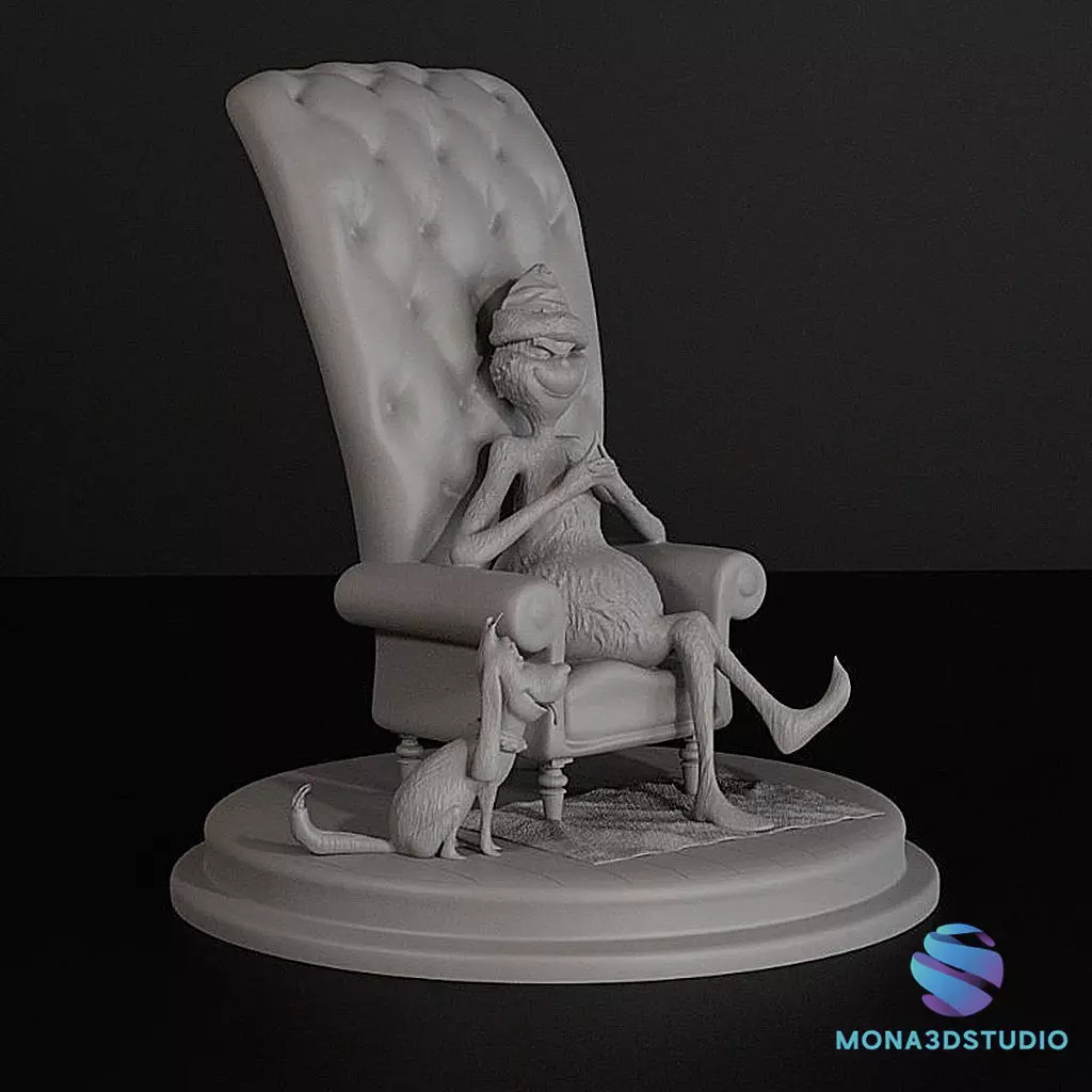 The Grinch 3D Diorama - Christmas Edition 3D print model_2