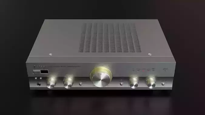 Vintage Japanese Amplifier A56 3D model
