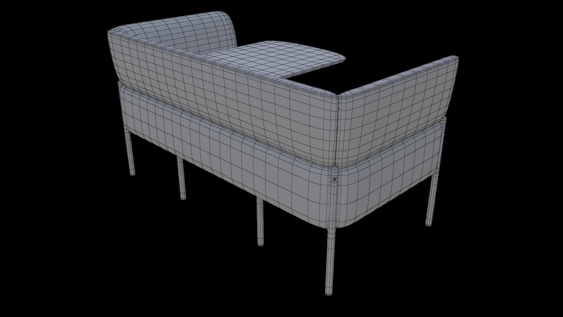 LoungeSittingA 3D model_5