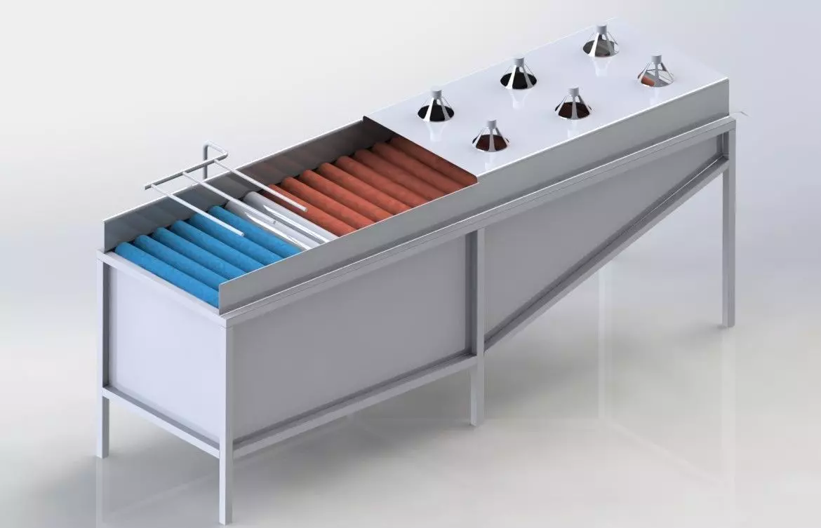 Processing and brushing machine Part 2 3D print model