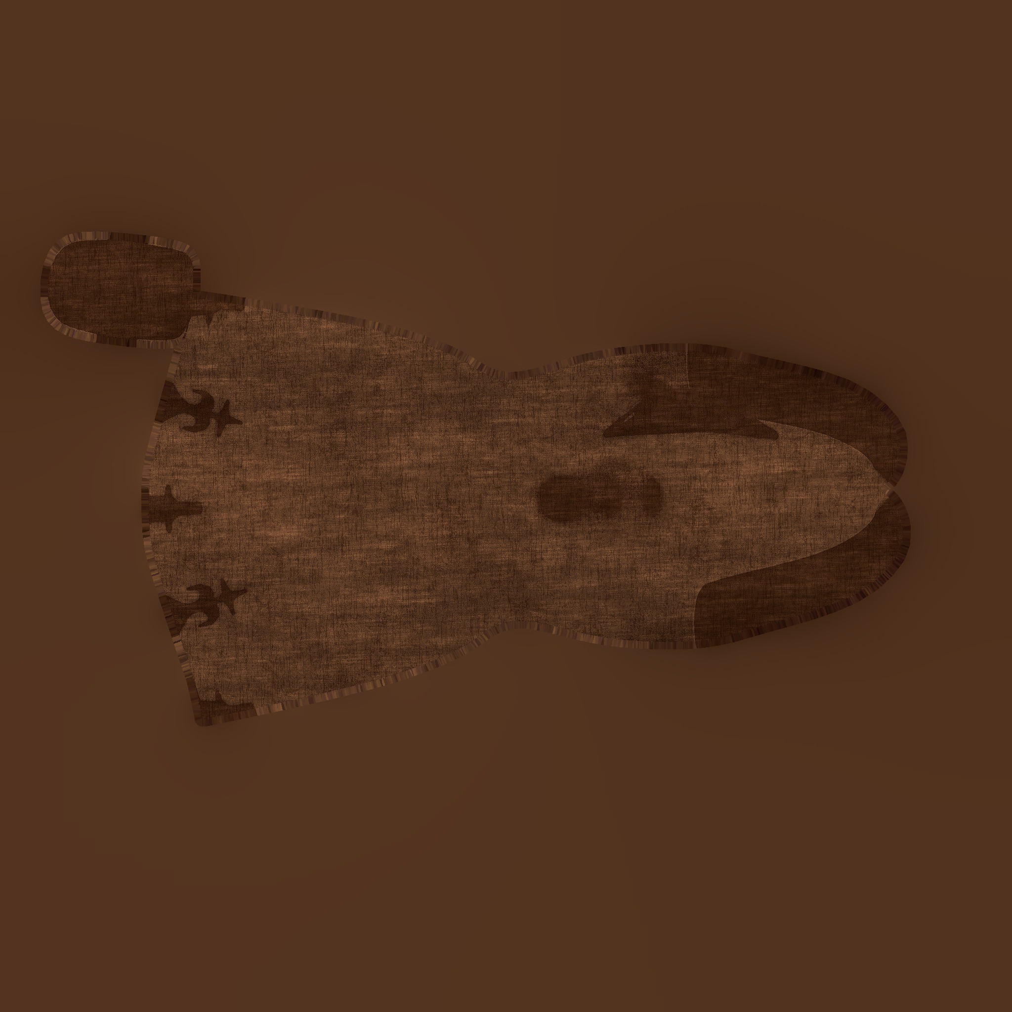 Fantastic Rifle  Low-poly 3D model_20