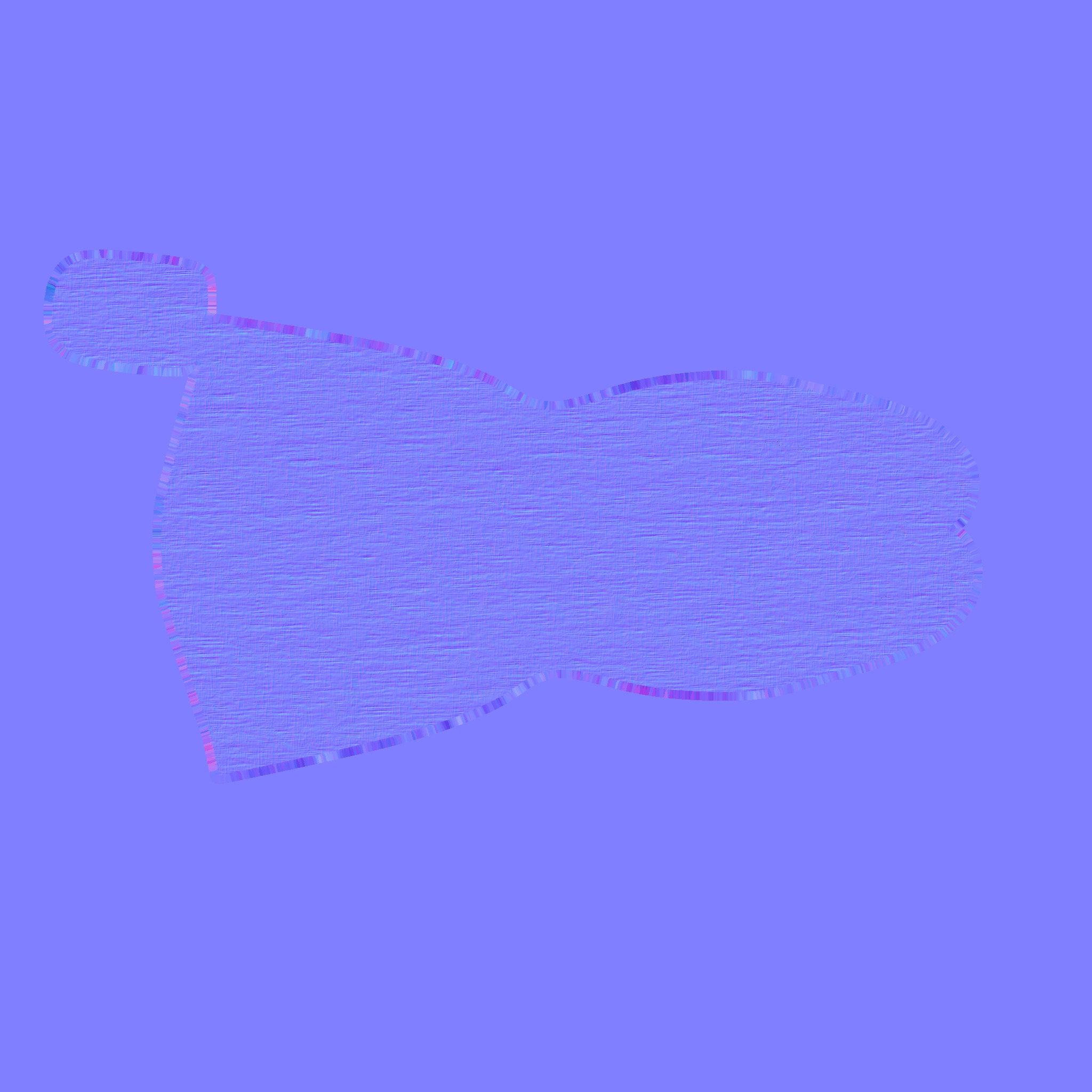 Fantastic Rifle  Low-poly 3D model_23