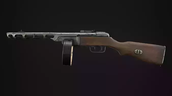 Sub Machine Gun PPSh41
