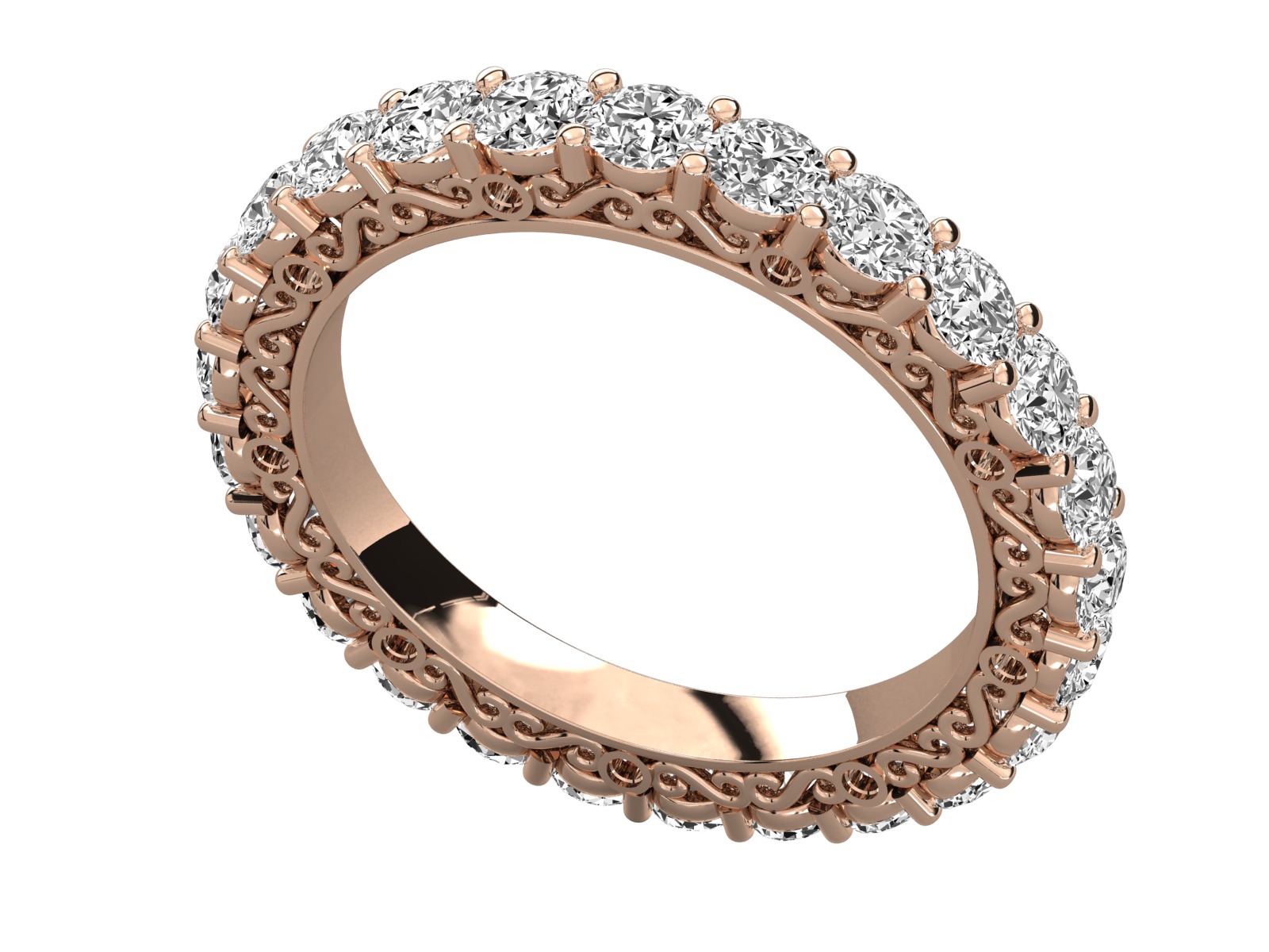 60 Various Modern Ladies and Mens Rings Jewelry Collection 3D print model_9