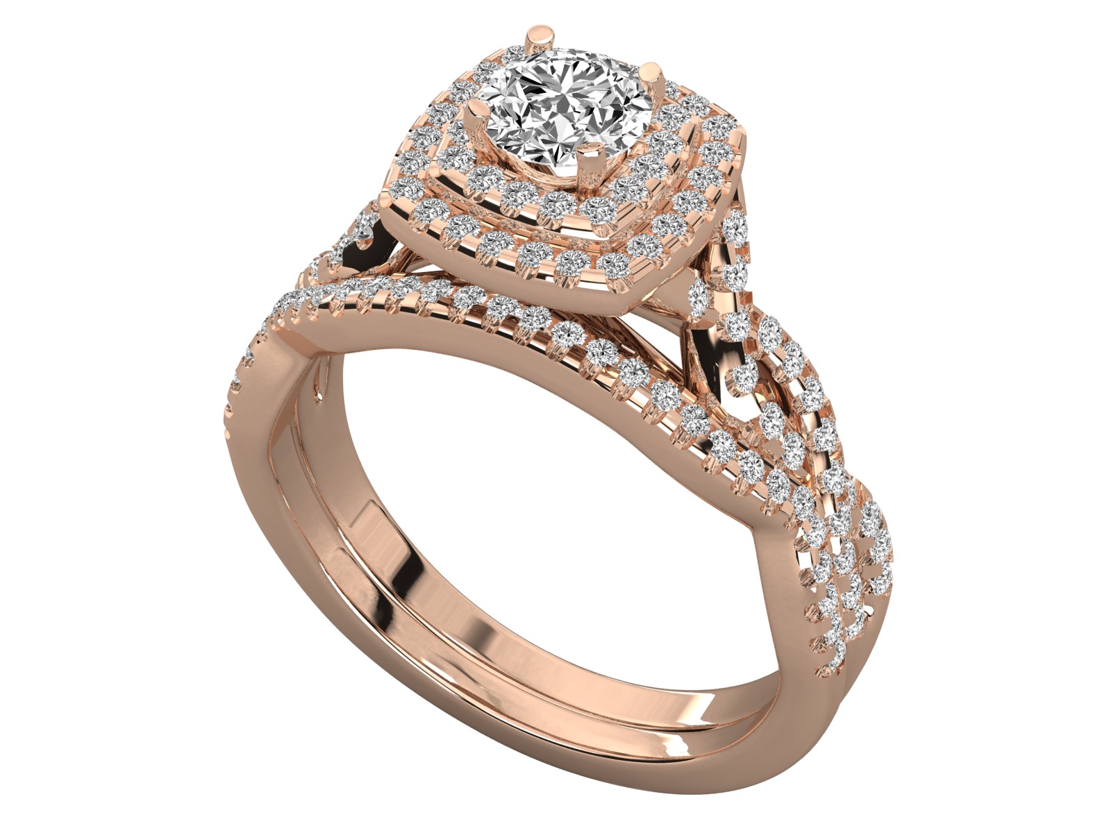 60 Various Modern Ladies and Mens Rings Jewelry Collection 3D print model_7