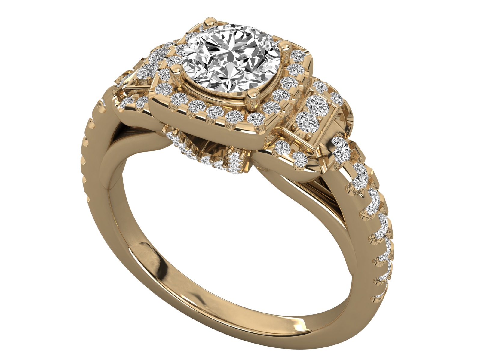 60 Various Modern Ladies and Mens Rings Jewelry Collection 3D print model_24