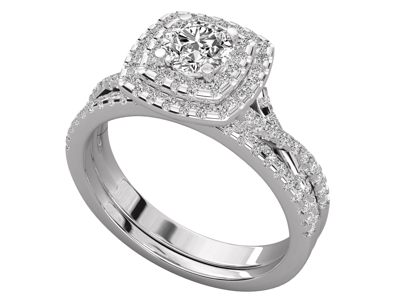 60 Various Modern Ladies and Mens Rings Jewelry Collection 3D print model_13