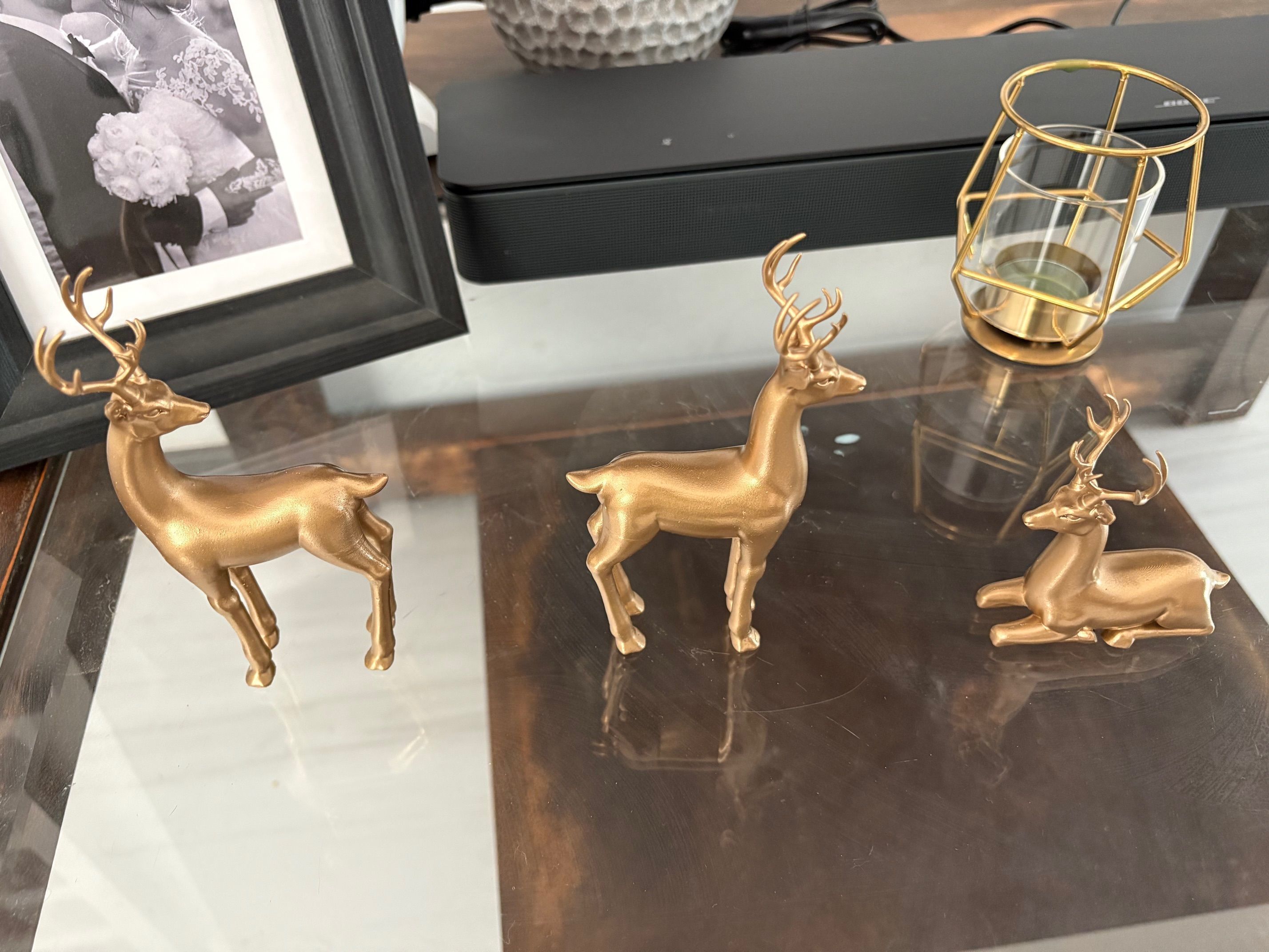 Christmas Deer Art Sculpture Pack 3D print model_8