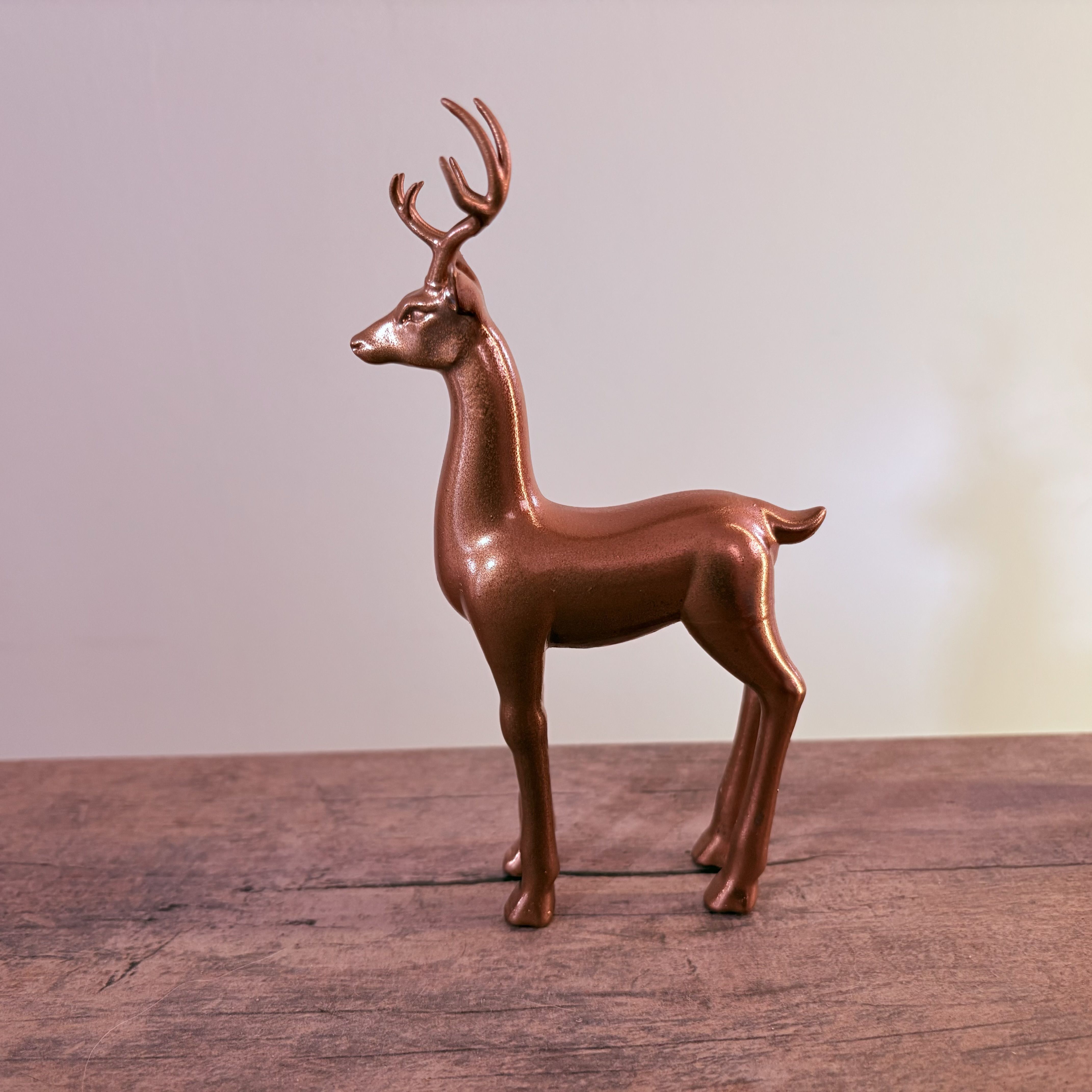 Christmas Deer Art Sculpture Pack 3D print model_5