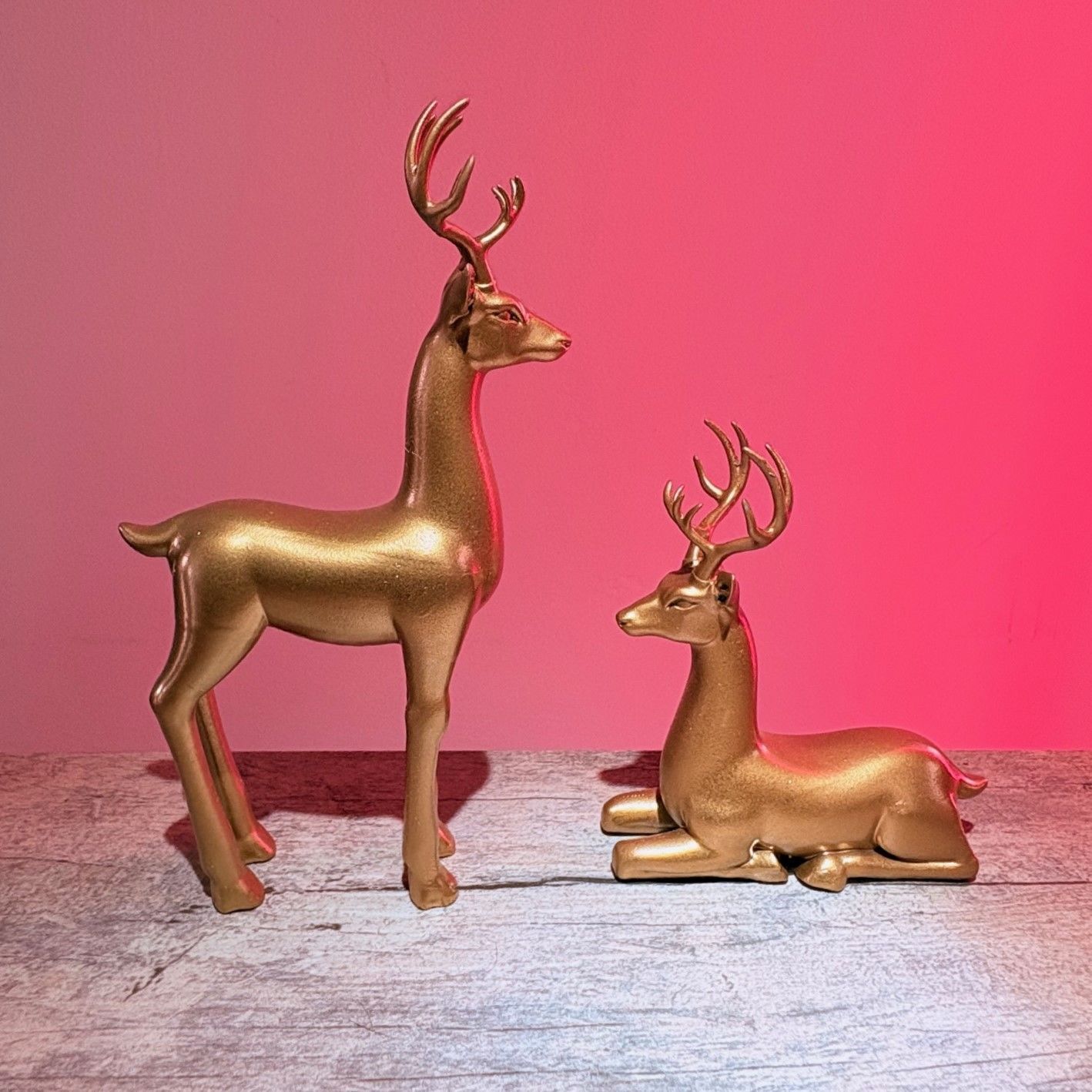 Christmas Deer Art Sculpture Pack 3D print model_2
