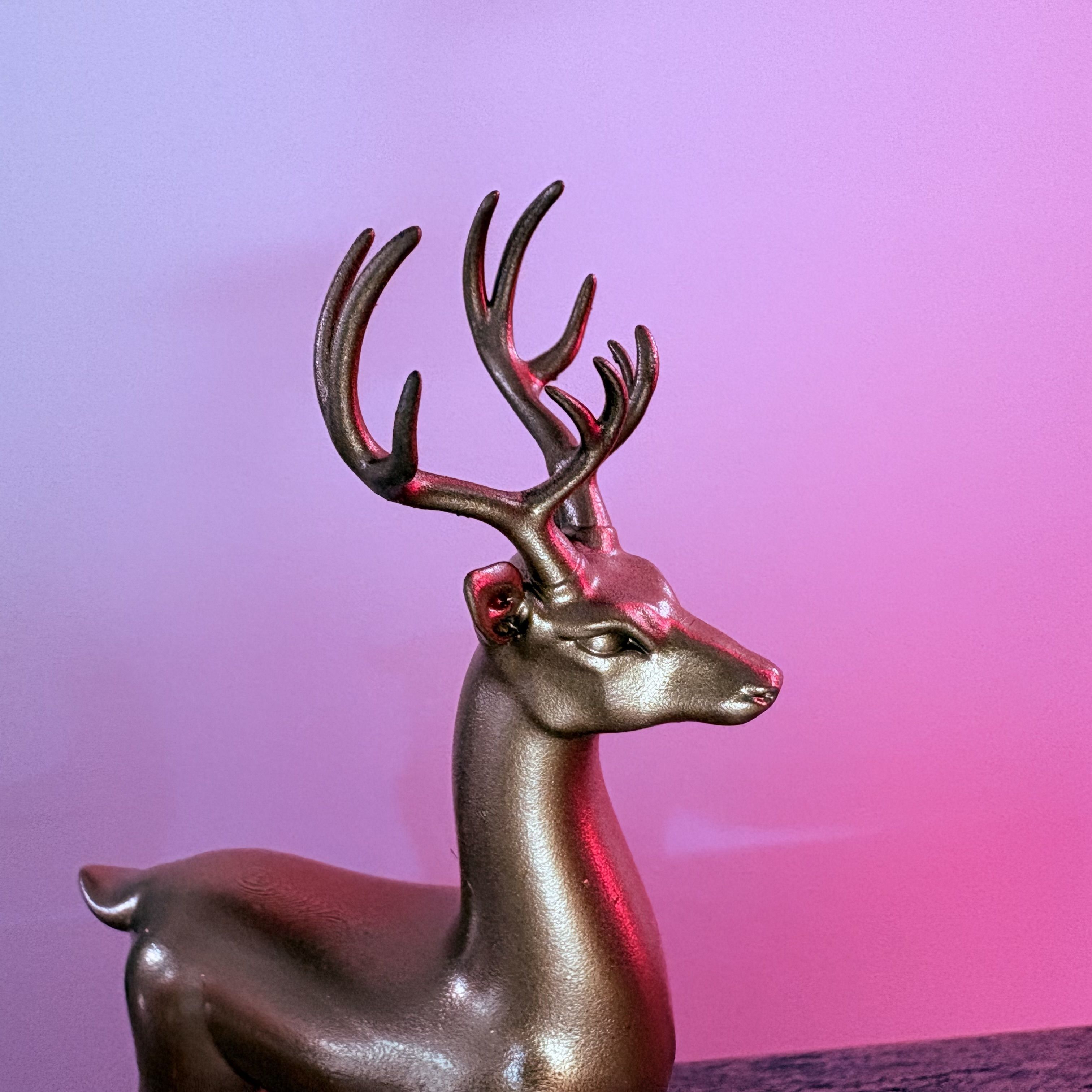 Christmas Deer Art Sculpture Pack 3D print model_4