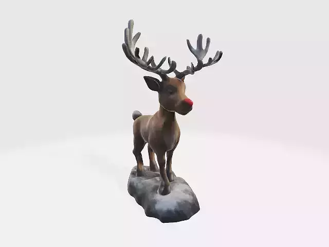 Christmas reindeer 3D print model