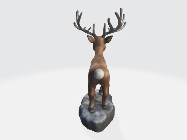 Christmas reindeer 3D print model_3