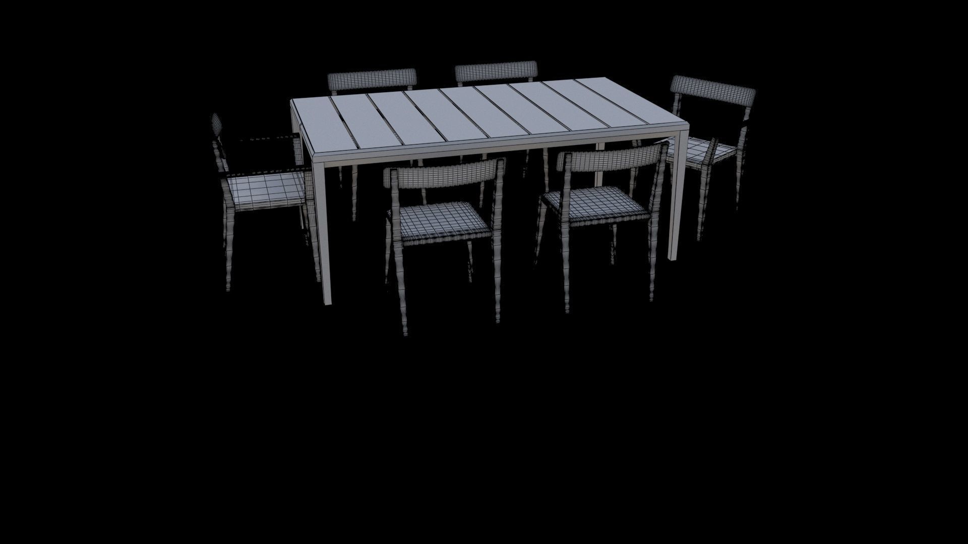 rodatekatablechairs 3D model_5