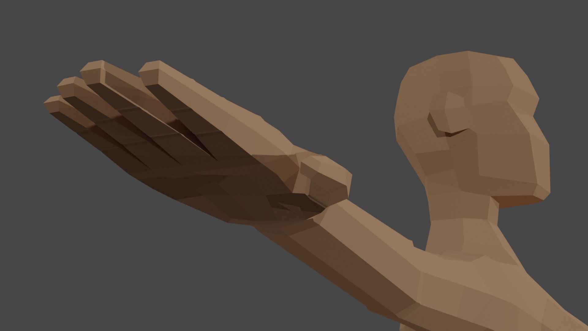 Low Poly Female Stylized Character  Free low-poly 3D model_5