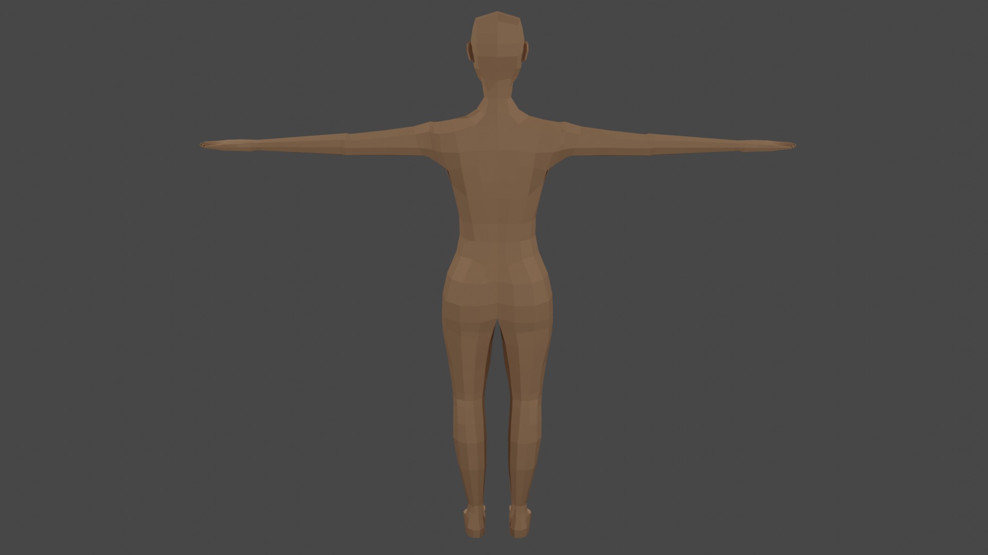 Low Poly Female Stylized Character  Free low-poly 3D model_4
