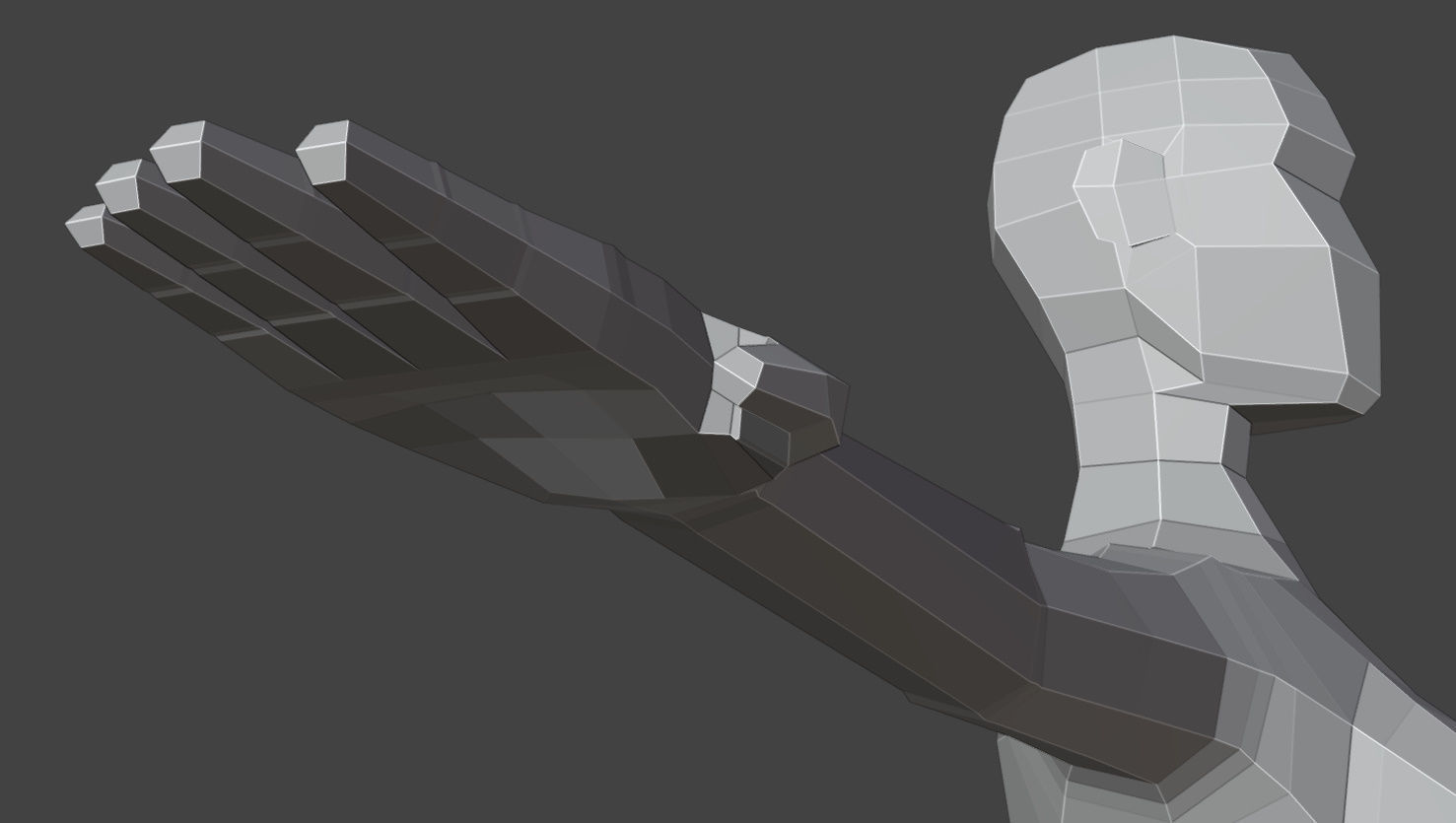 Low Poly Female Stylized Character  Free low-poly 3D model_24