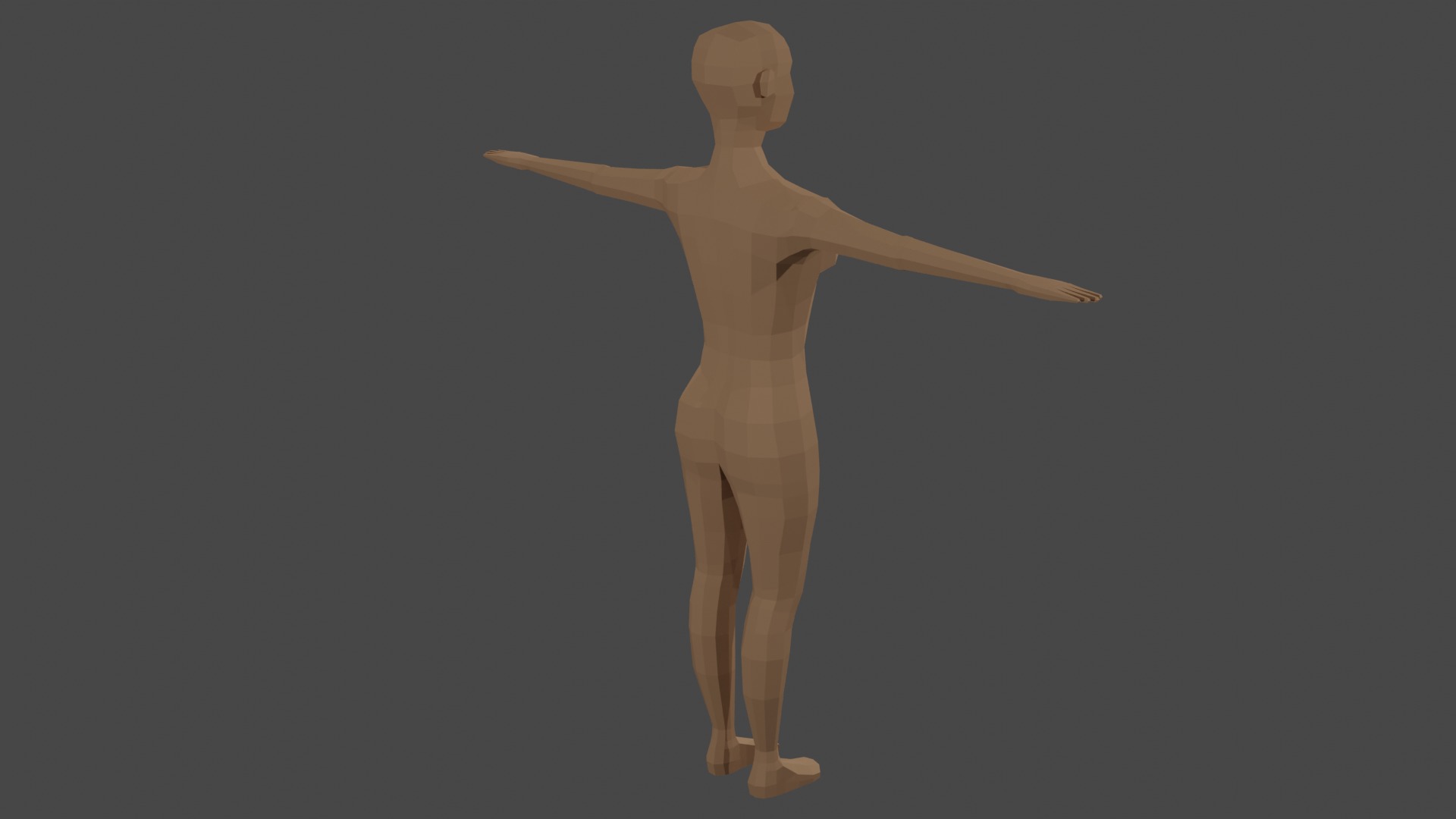 Low Poly Female Stylized Character  Free low-poly 3D model_3