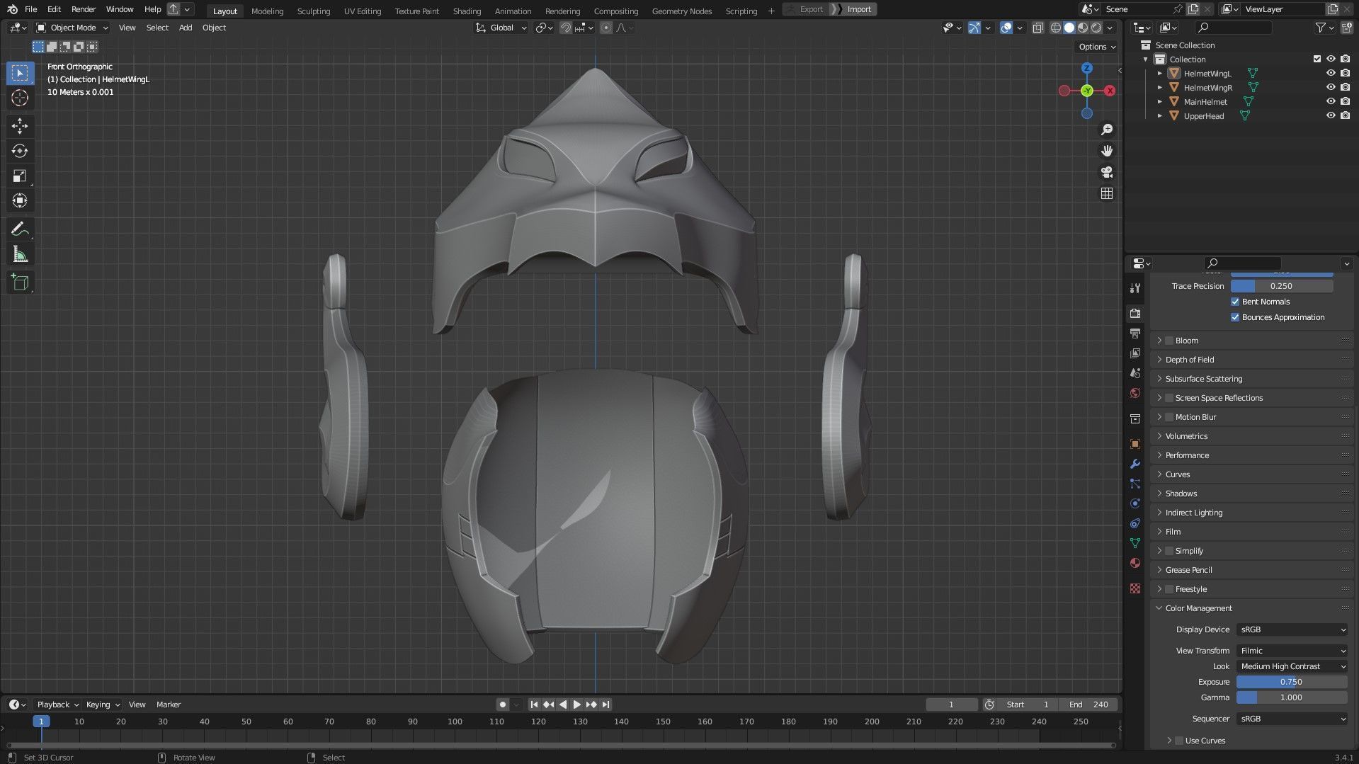 Saint Seiya Pegasus Seiya Helmet for Cosplay 3D print model_10