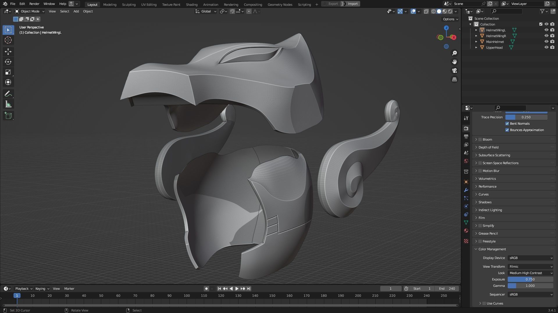 Saint Seiya Pegasus Seiya Helmet for Cosplay 3D print model_11