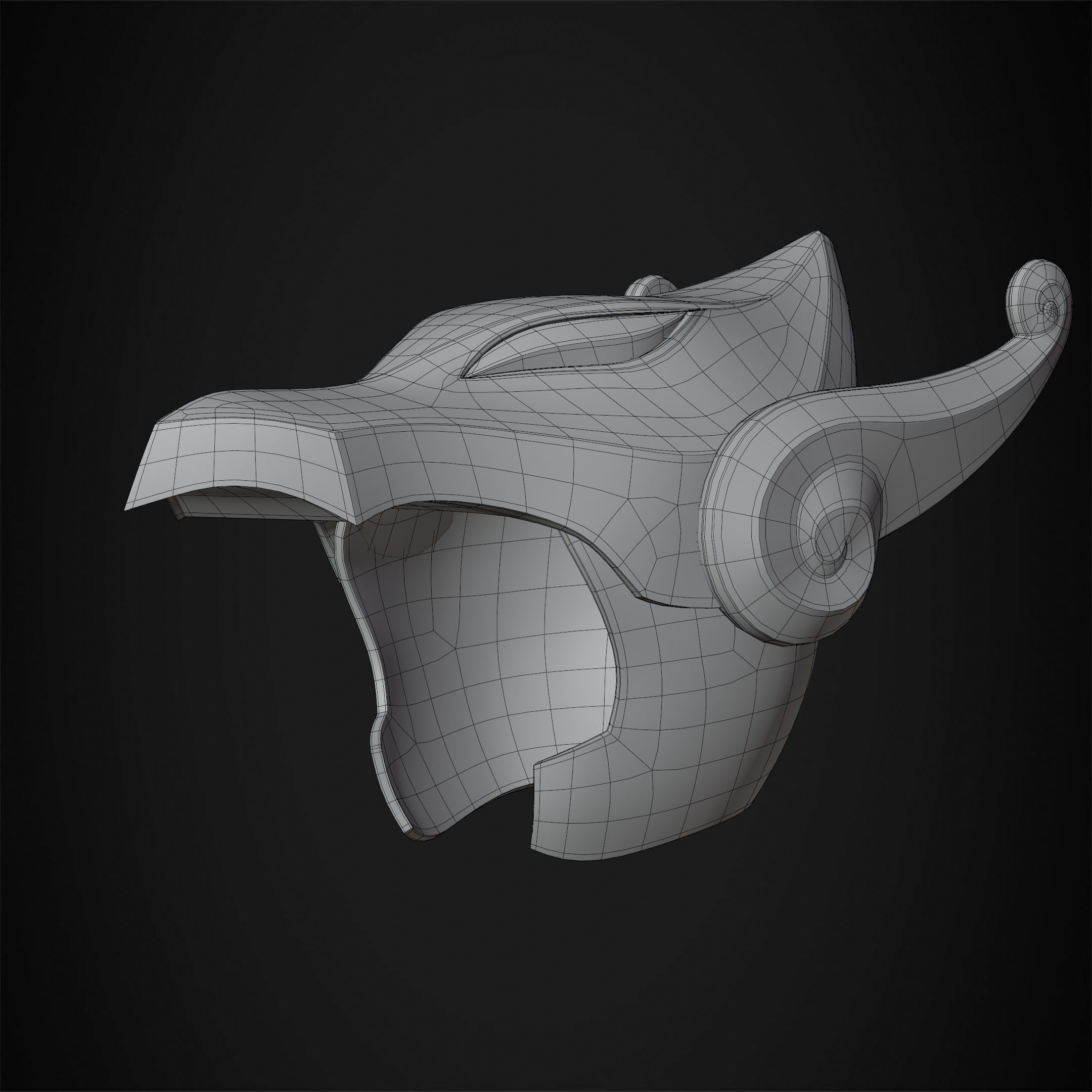 Saint Seiya Pegasus Seiya Helmet for Cosplay 3D print model_16