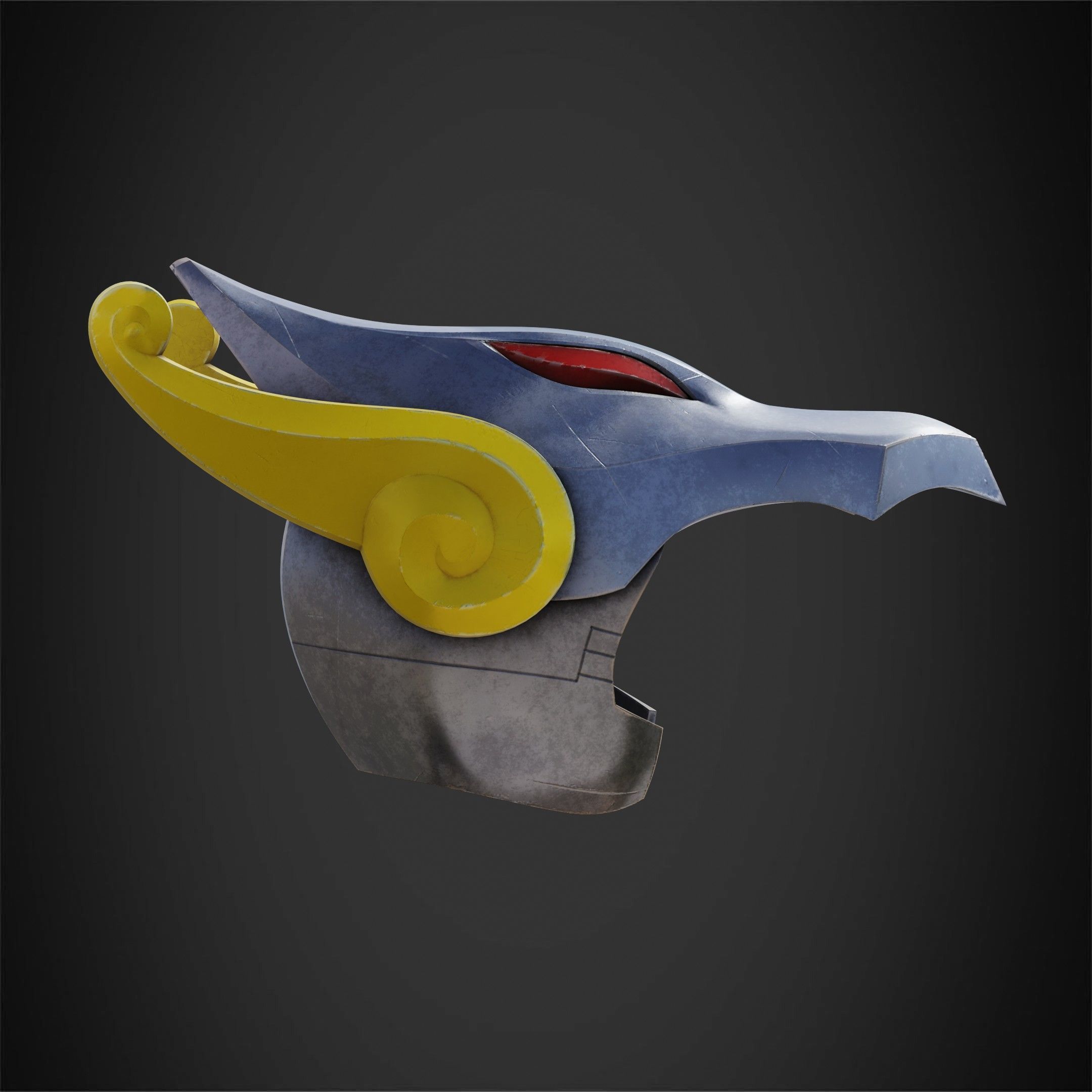 Saint Seiya Pegasus Seiya Helmet for Cosplay 3D print model_8