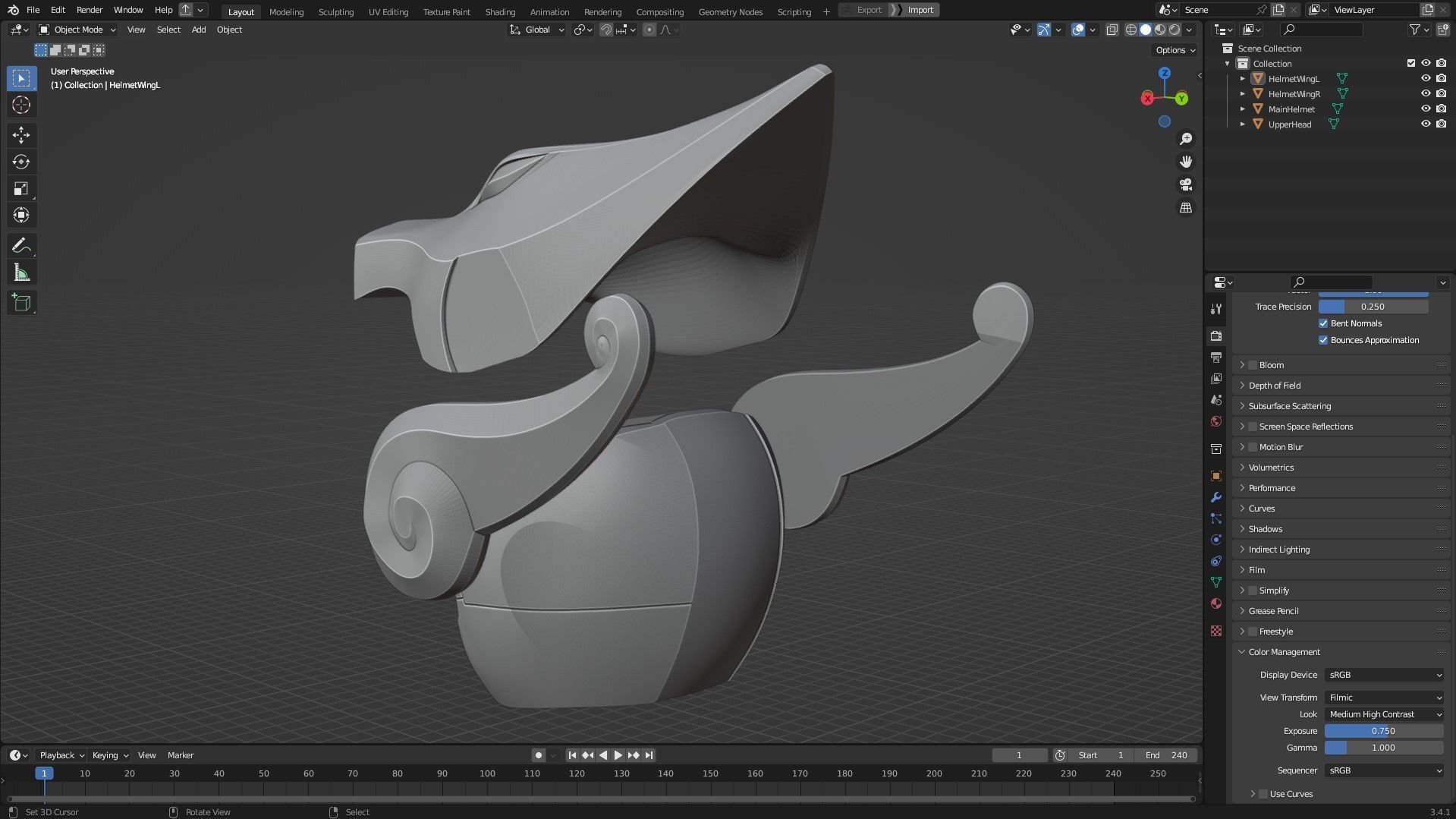 Saint Seiya Pegasus Seiya Helmet for Cosplay 3D print model_12