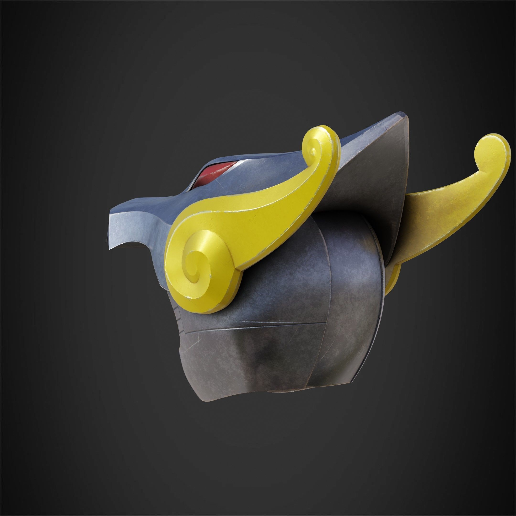 Saint Seiya Pegasus Seiya Helmet for Cosplay 3D print model_5