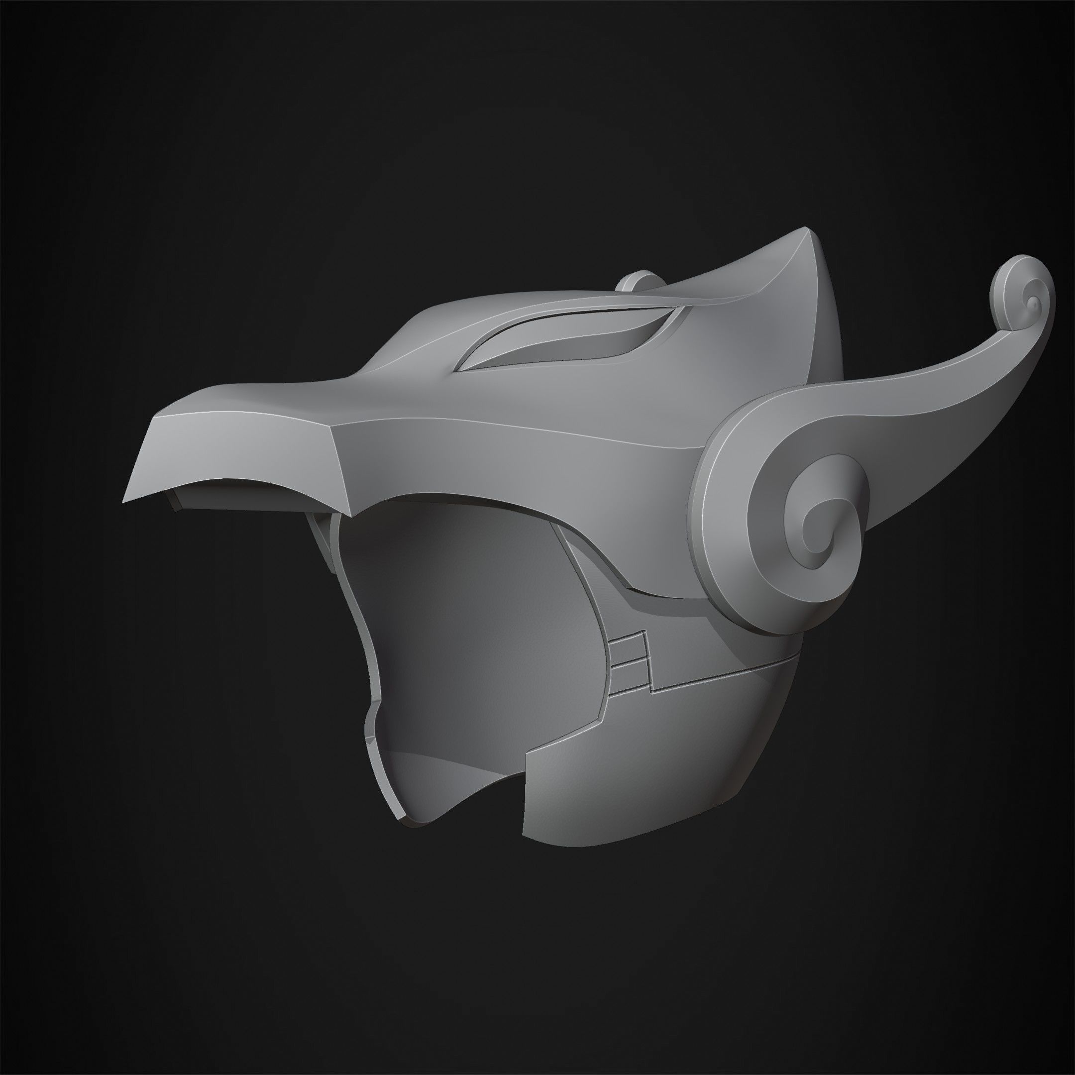 Saint Seiya Pegasus Seiya Helmet for Cosplay 3D print model_15