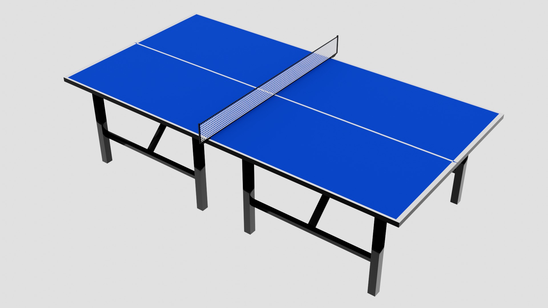 Table Tennis Table  3D model_3
