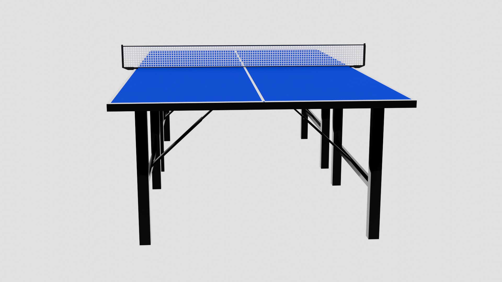 Table Tennis Table  3D model_2