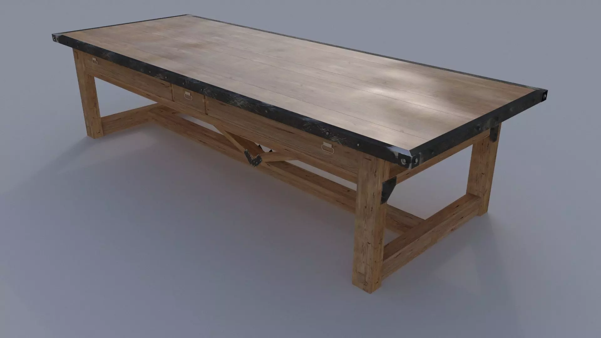 Tablewood 3D model_0